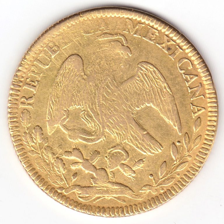 メキシコ 1838GoPJ 8ESCUDOS金貨 Fine | ミスターコインズ