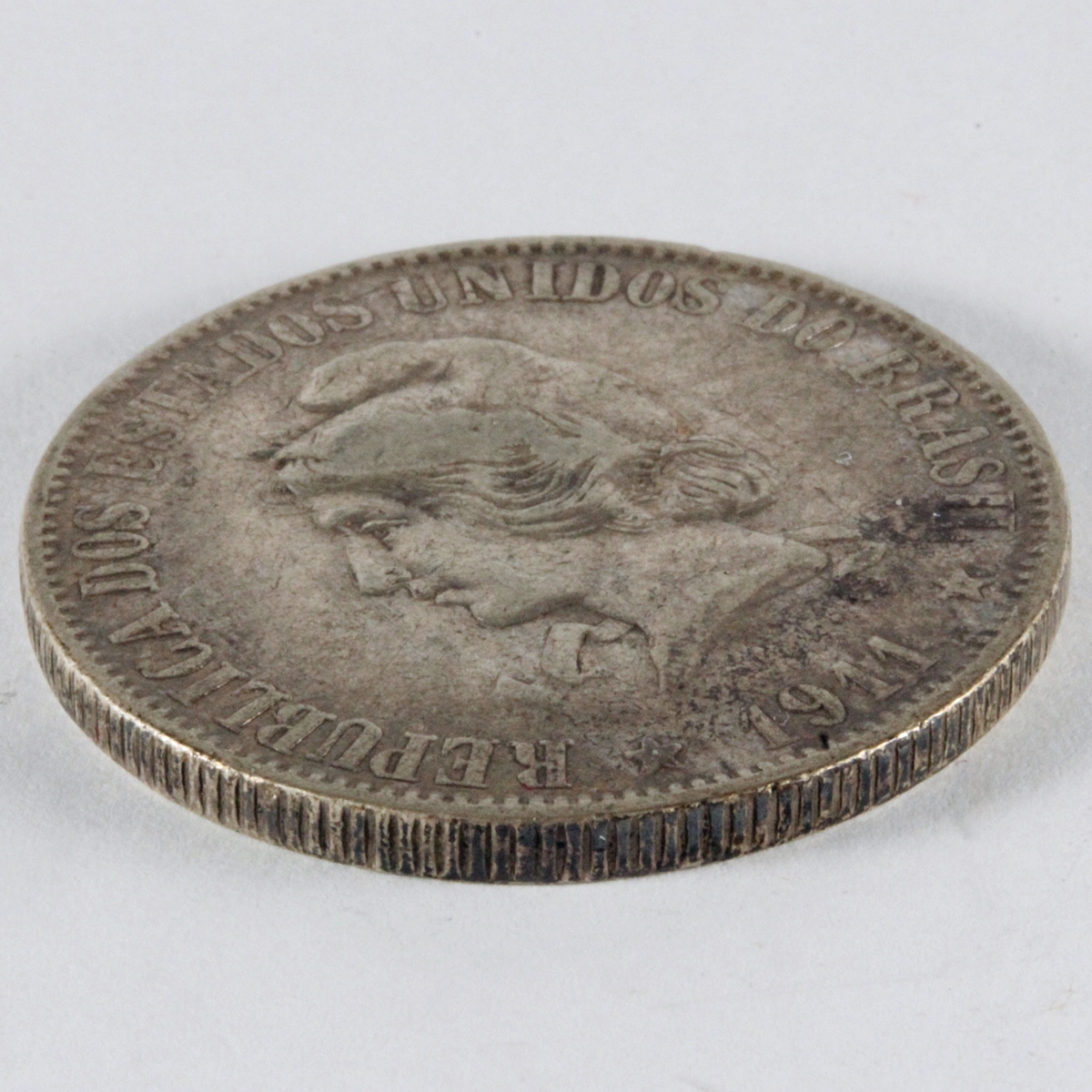 ブラジル 1911年 2000REIS 銀貨 F | ミスターコインズ
