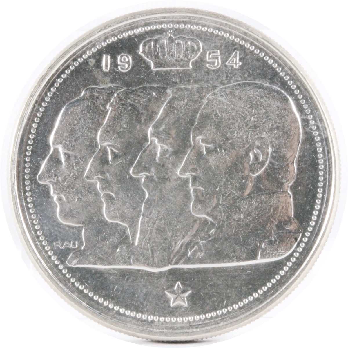 ベルギー 1954年 100フラン 銀貨 XF | ミスターコインズ