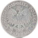 ポーランド 1932年 5ズロチ銀貨 VF+ | ミスターコインズ