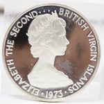 イギリス領ヴァージン諸島 DOLLAR銀貨 1973年 UNC | ミスターコインズ