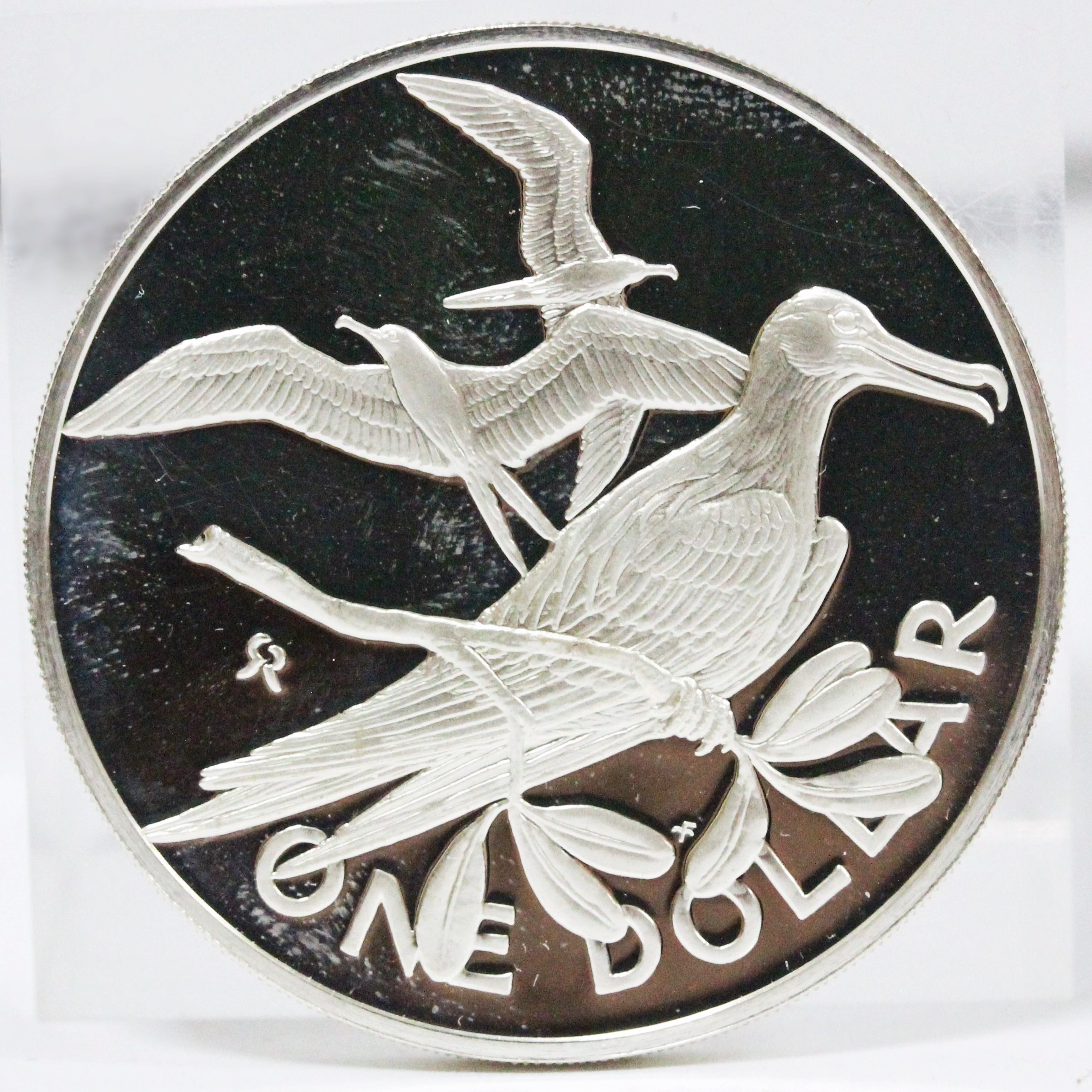 ヴィーナスの誕生 イギリス領ヴァージン諸島 10ドル プルーフ銀貨