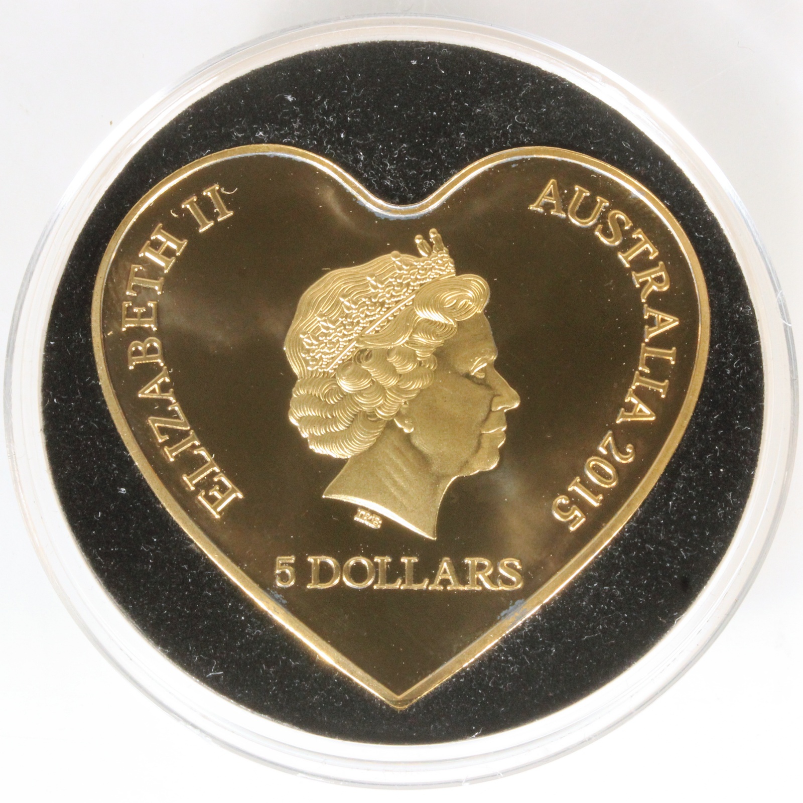 オーストラリア エリザベス2世 5ドル ゴールドコイン 2015年 5DOLLARS