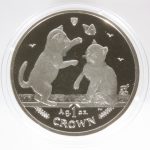 マン島 キャットコイン 1クラウン銀貨 プルーフセット 2004 1oz CROWN 
