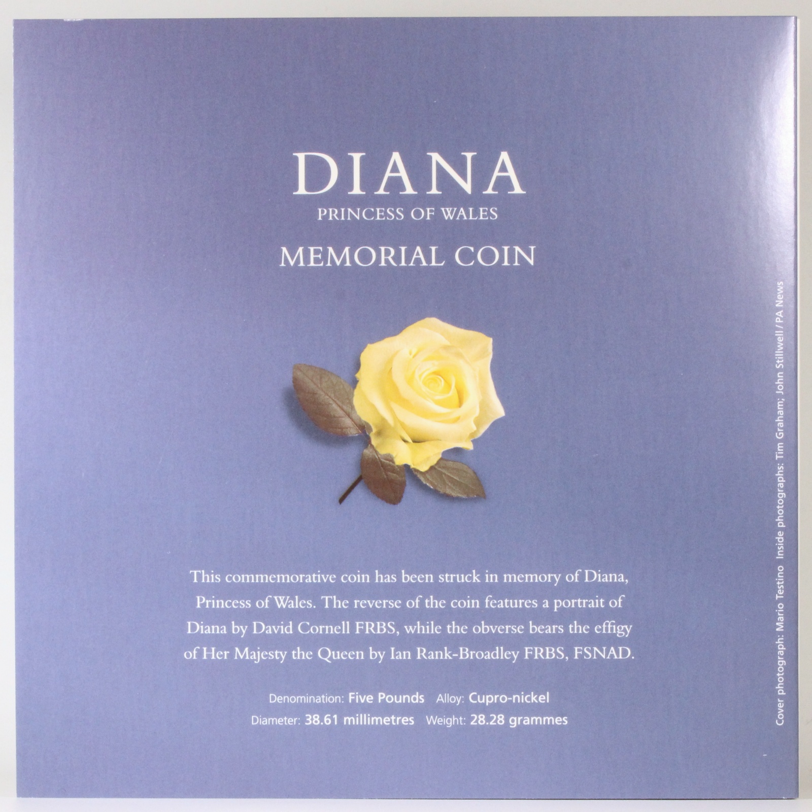 DIANA ダイアナ妃 メモリアルコイン 5ポンド 5POUNDS 1961-1997 白銅貨 プルーフ 古銭 コイン | ミスターコインズ