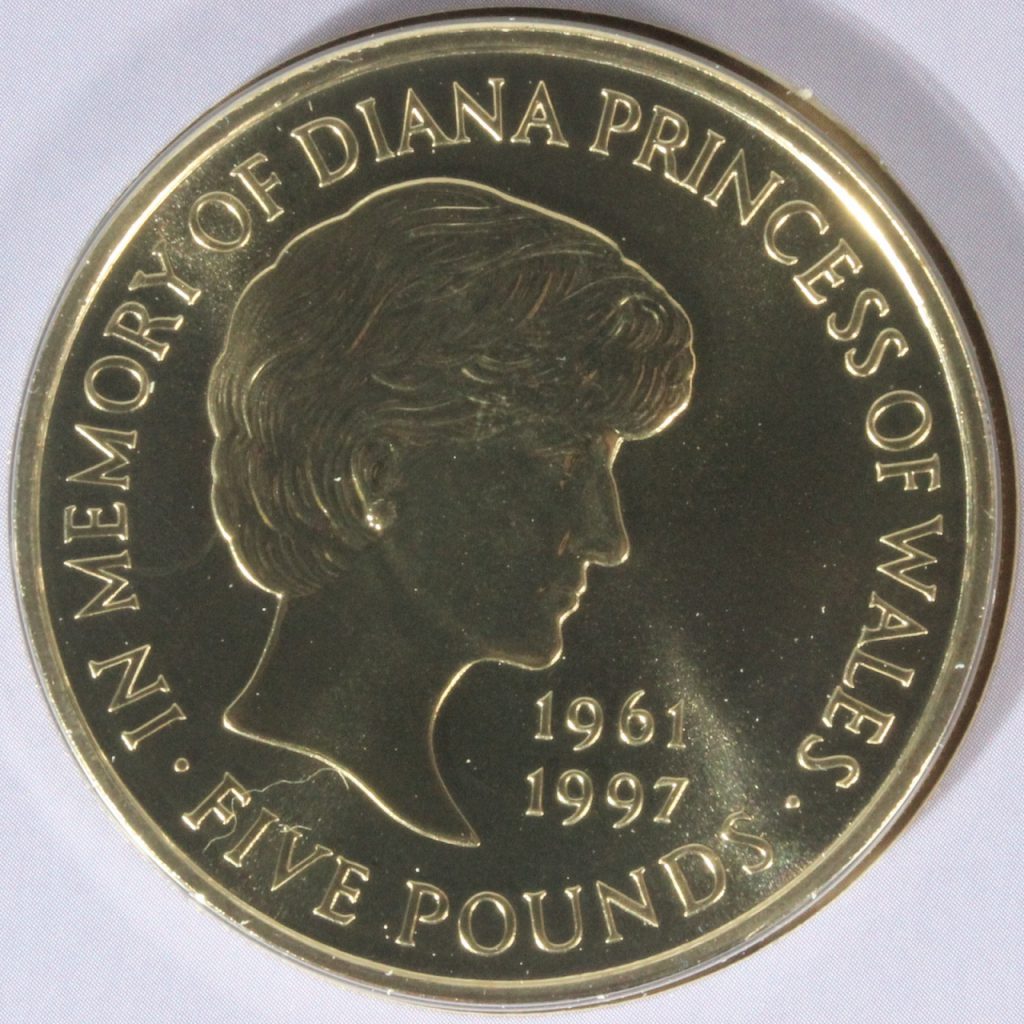 DIANA ダイアナ妃 メモリアルコイン 5ポンド 5POUNDS 1961-1997 白銅貨 プルーフ 古銭 コイン | ミスターコインズ