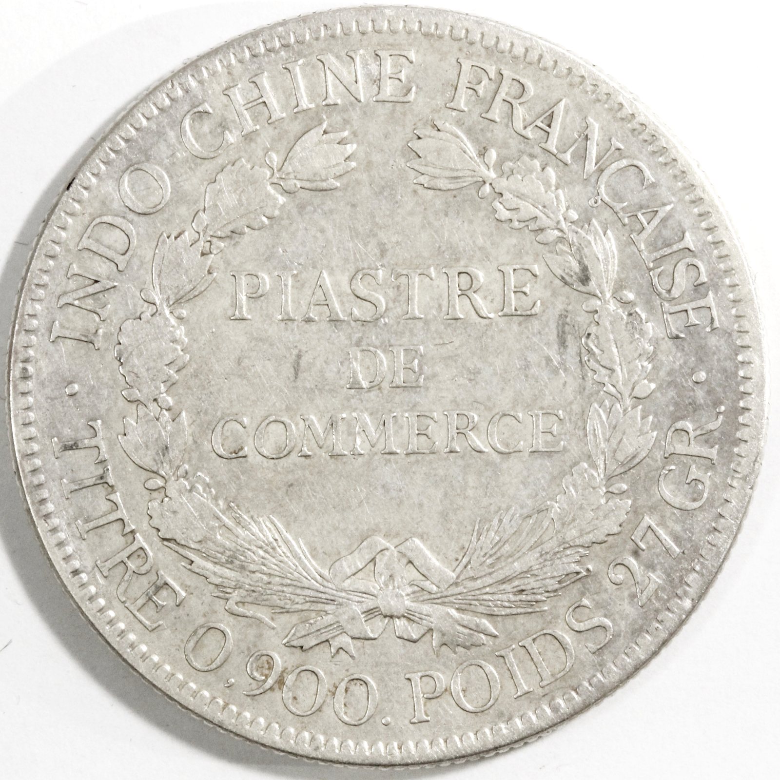 フランス領インドシナ ピアストル銀貨 年 貿易銀 コイン 古銭
