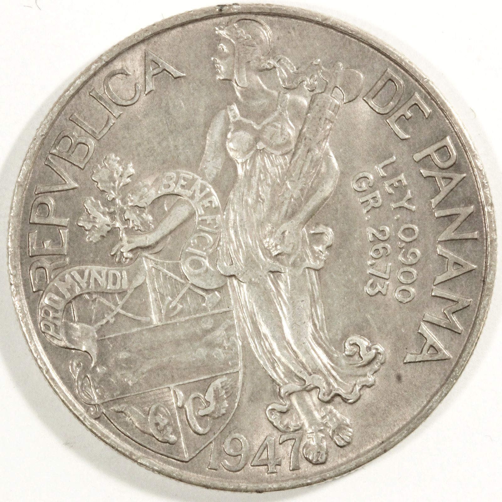 パナマ 1バルボア銀貨 1947年 外国コイン 古銭 | ミスターコインズ