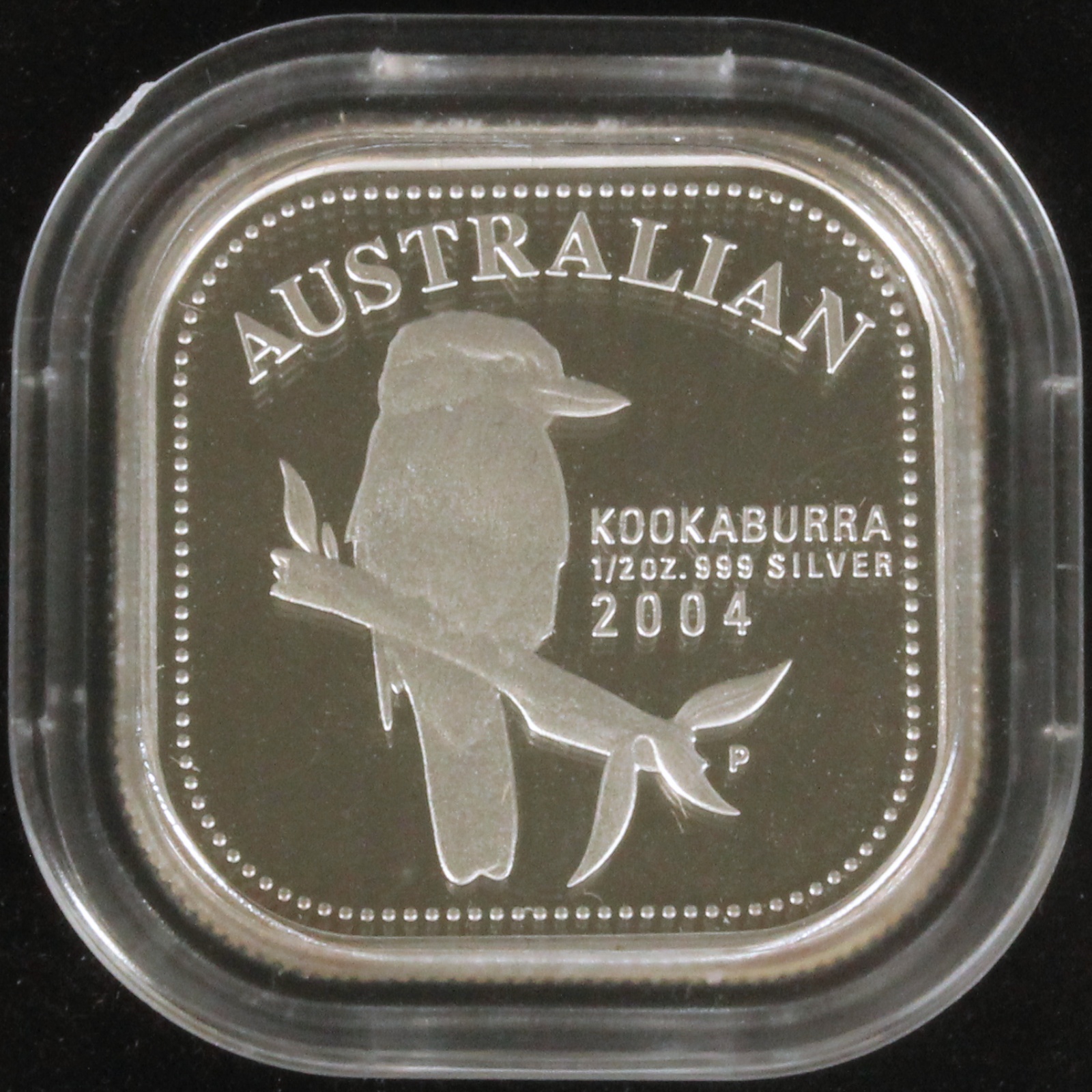 オーストラリア ワライカワセミ 1/2オンス銀貨 KOOKABURRA 1/2oz 2004