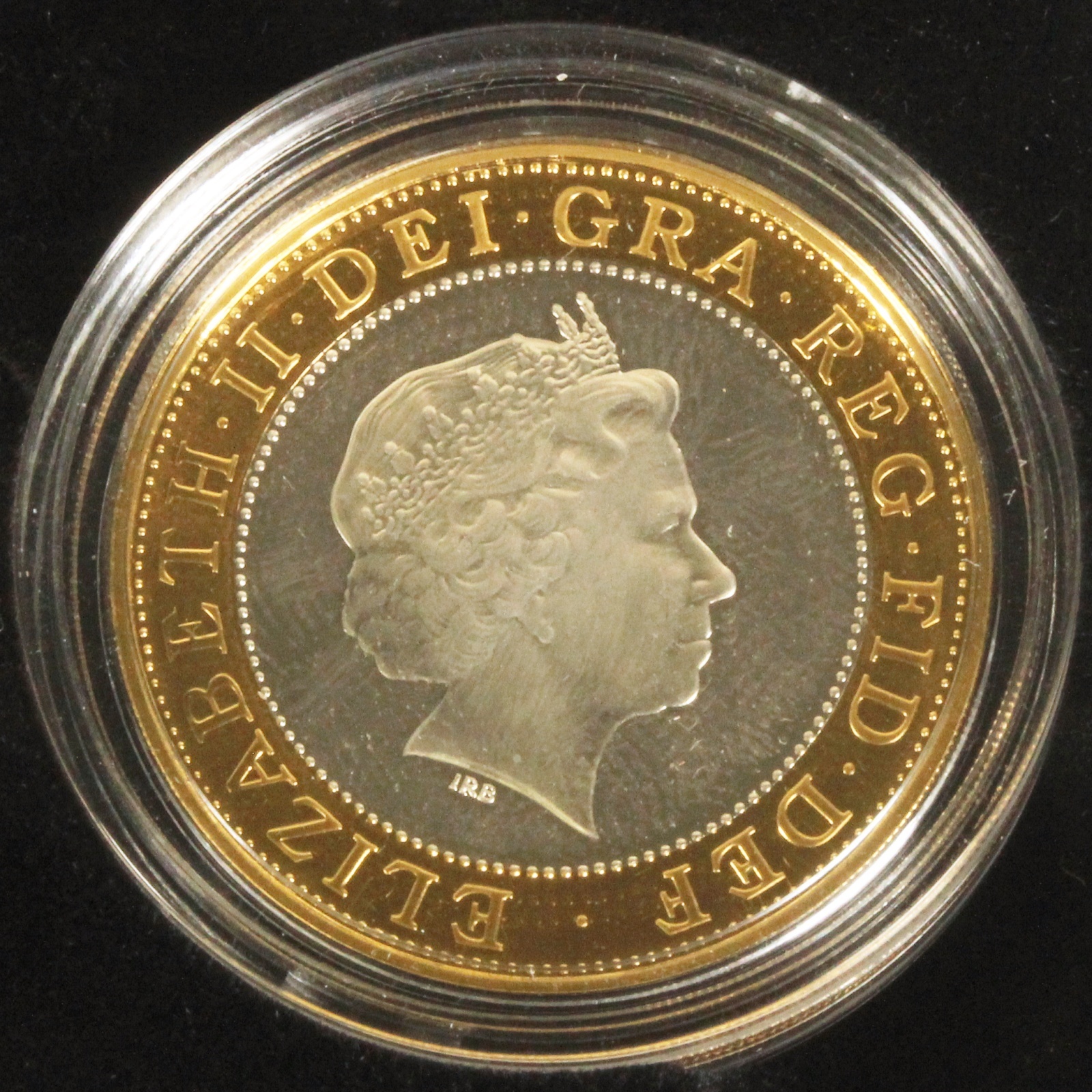 英国王室造幣局 2003年 DNA発見50周年記念 2色2ポンド銀貨 イギリス