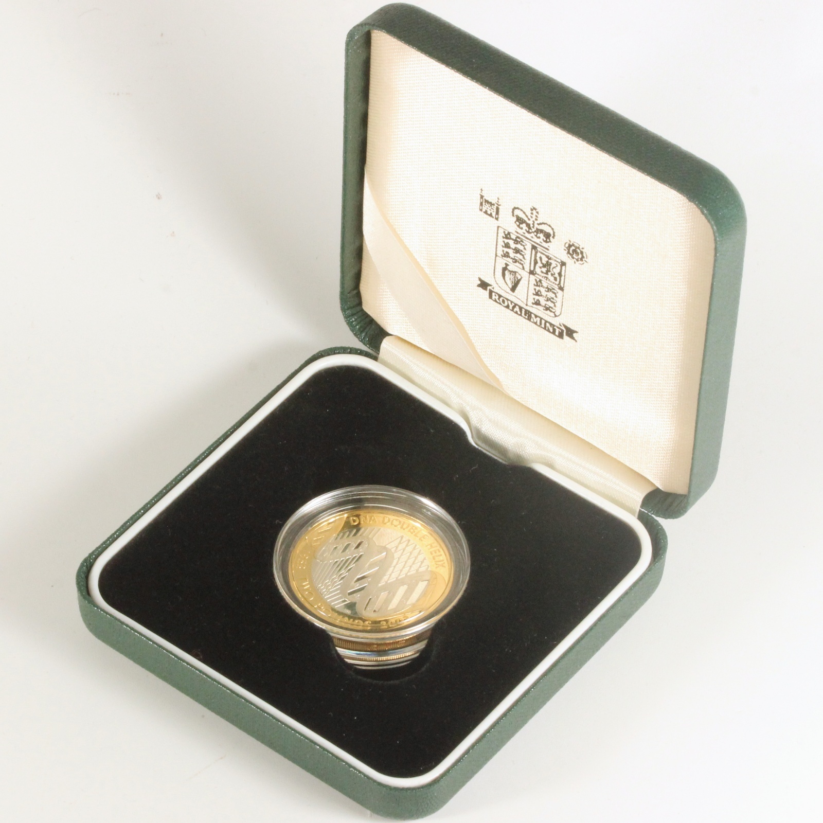 英国王室造幣局 2003年 DNA発見50周年記念 2色2ポンド銀貨 イギリス ROYAL MINT ミントセット ミスターコインズ