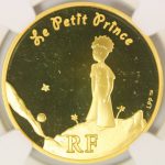 フランス 星の王子様生誕60周年 50ユーロ銀貨 NGC鑑定【PF67 