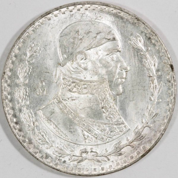 メキシコ 1ペソ銀貨 1966年 未使用 | ミスターコインズ
