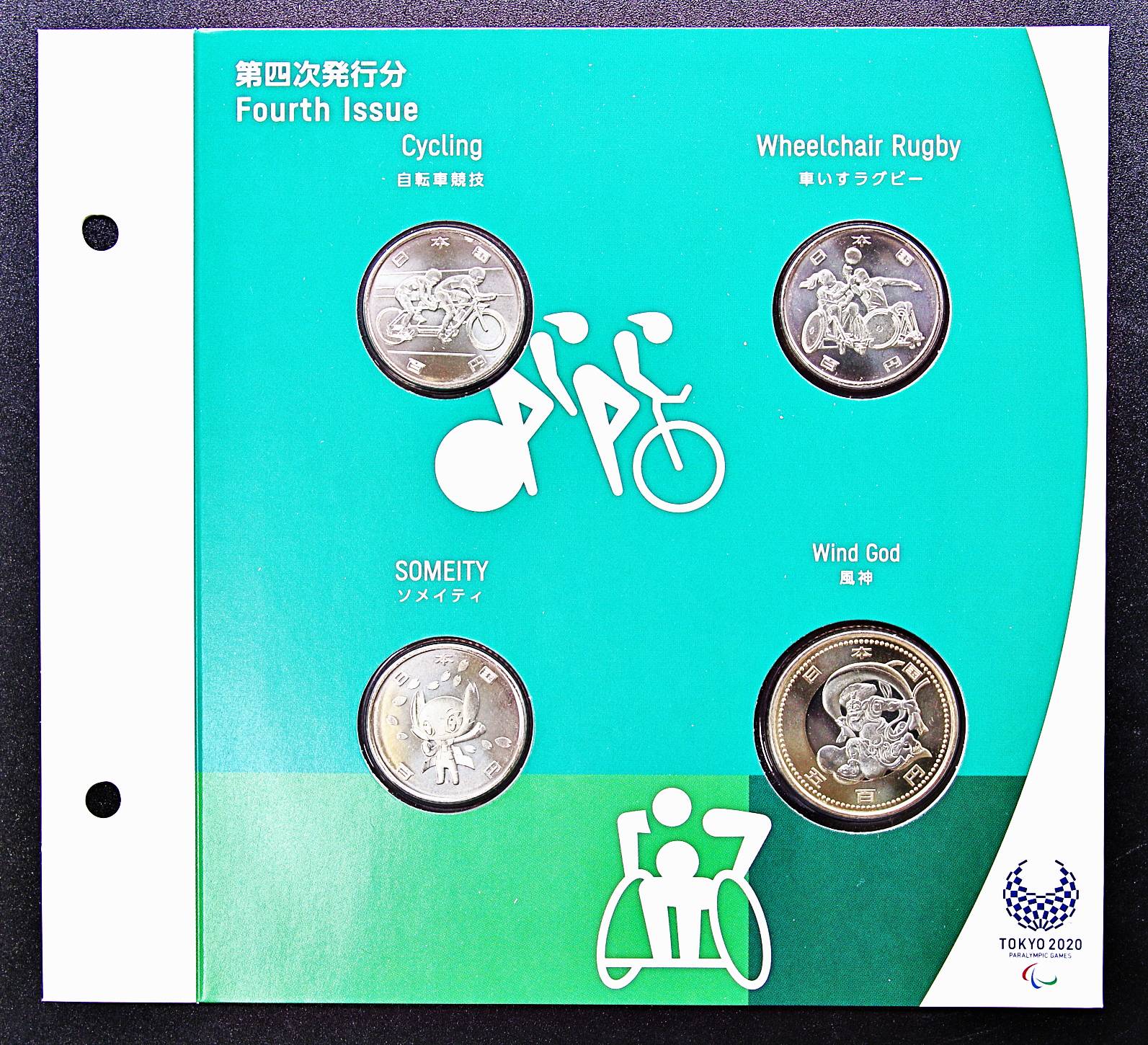 東京2020パラリンピック競技大会記念 500円バイカラー・クラッド貨幣 