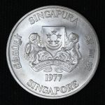 シンガポール10ドル銀貨 1977年 未使用 | ミスターコインズ
